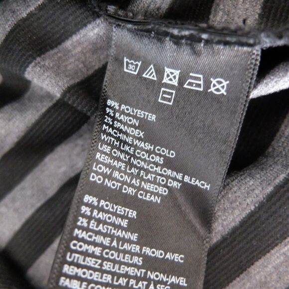 BDG Gray Black Striped Mini Skirt Size Small - Picture 4 of 7